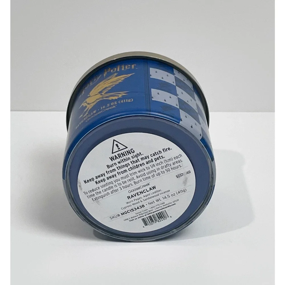 Goose Creek Harry Potter Ravenclaw 3 Wick Scented Jar Candle 14.5 oz